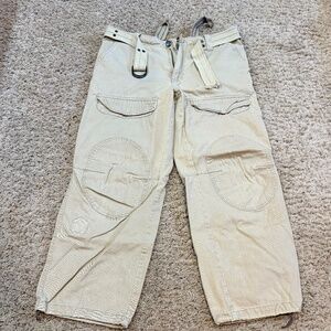 Vtg Iron Cargo Khaki Pant Unisex 32